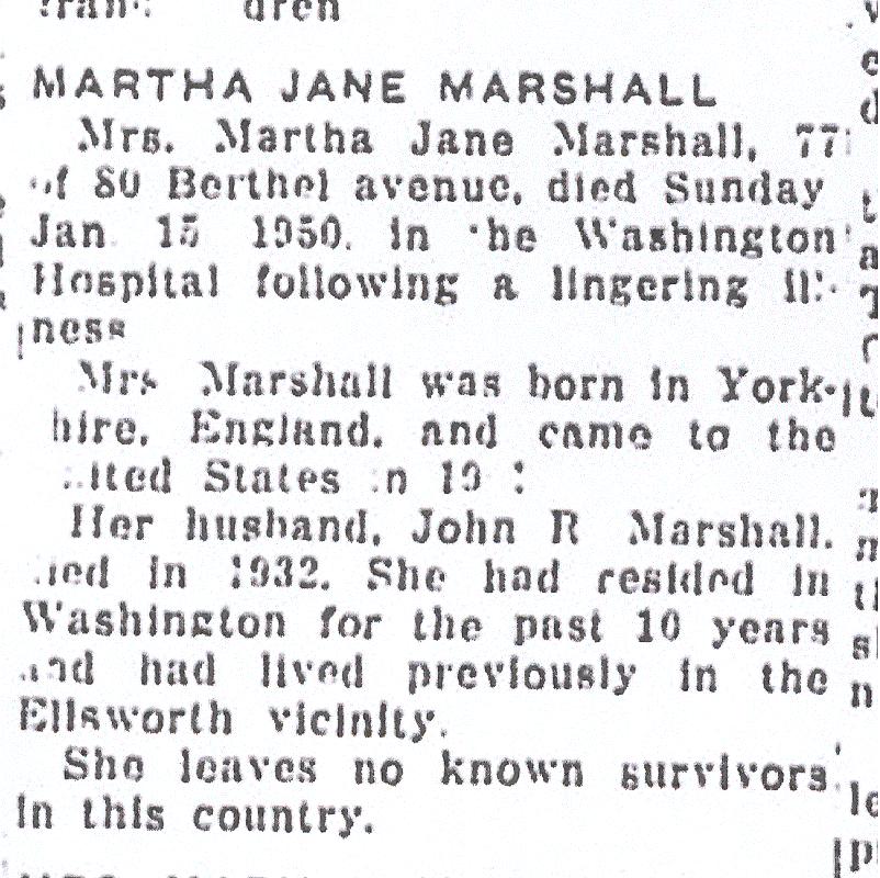 Martha Jane Marshall